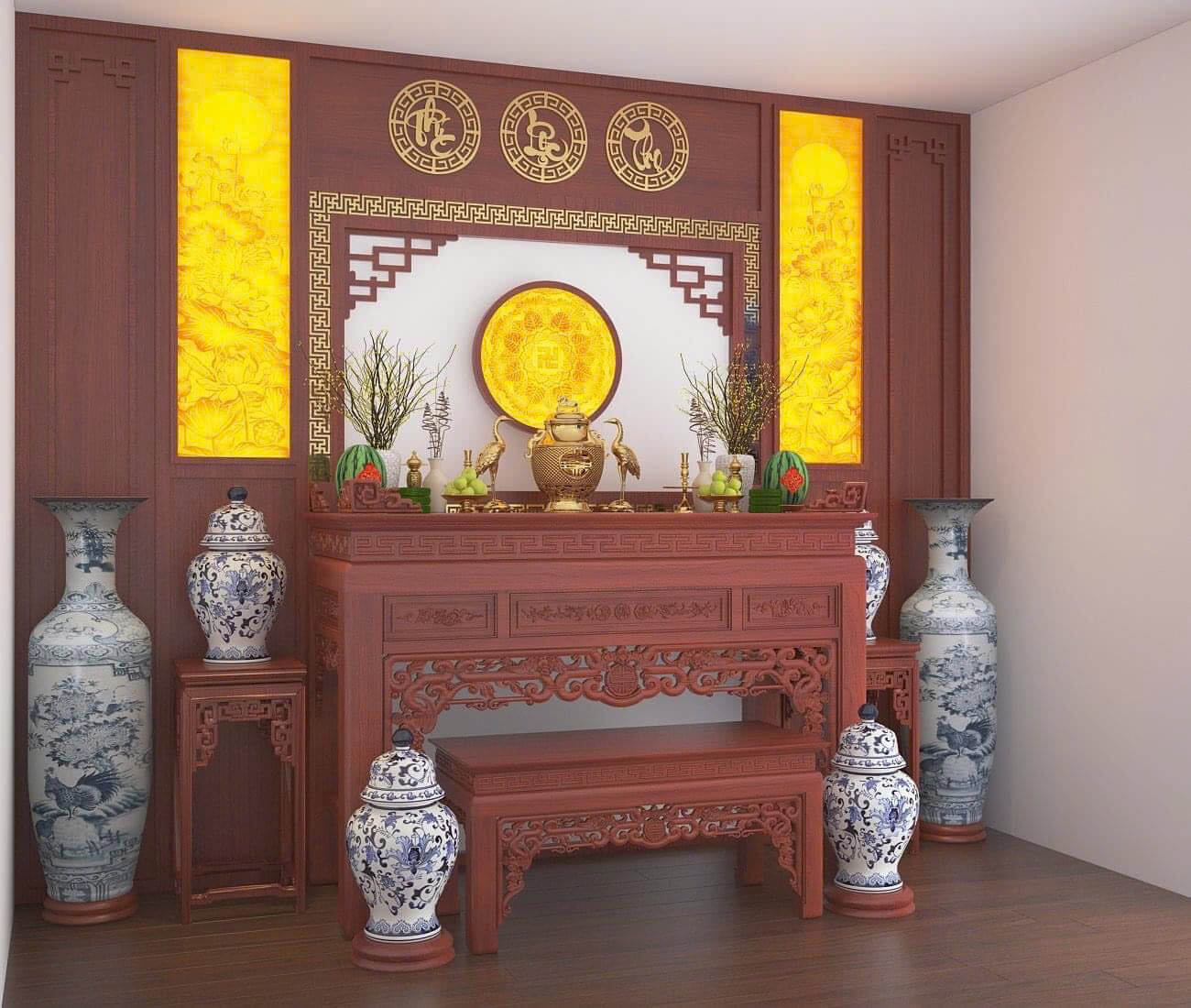 Ban Thờ Nhà Đất - Mẫu 41