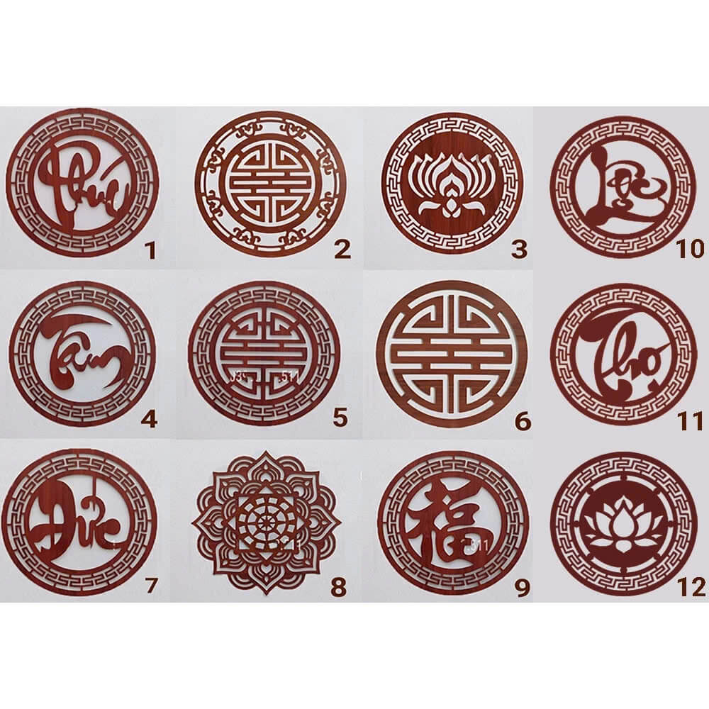 Chữ và Viền góc - Mẫu 02