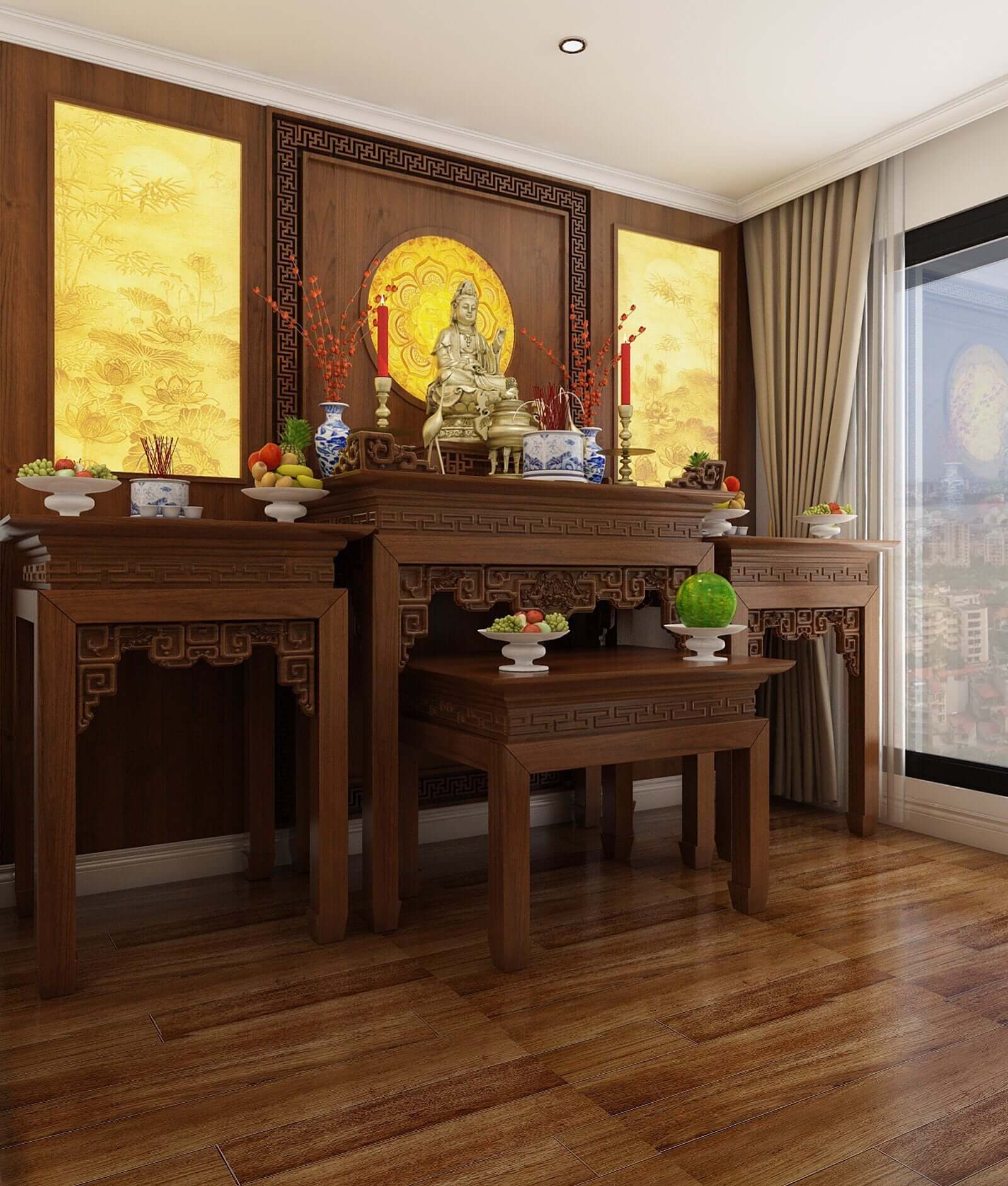 Không Gian Thờ - Mẫu 09