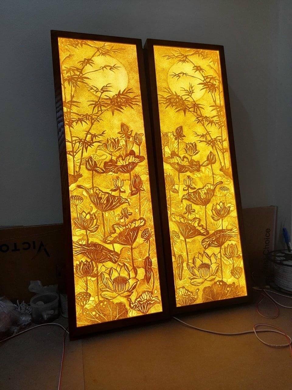 Tranh Trúc Chỉ | Tranh dài - Mẫu 02