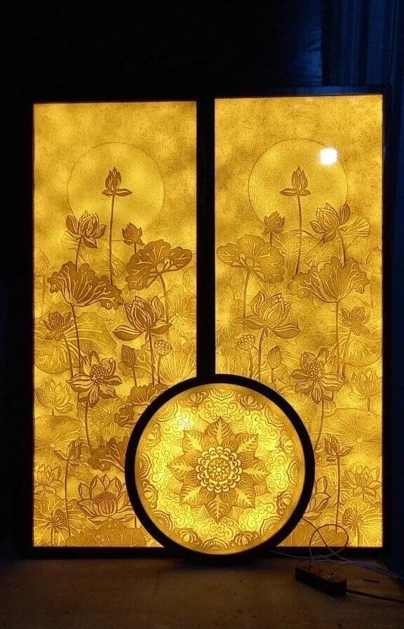 Tranh Trúc Chỉ | Tranh dài - Mẫu 08