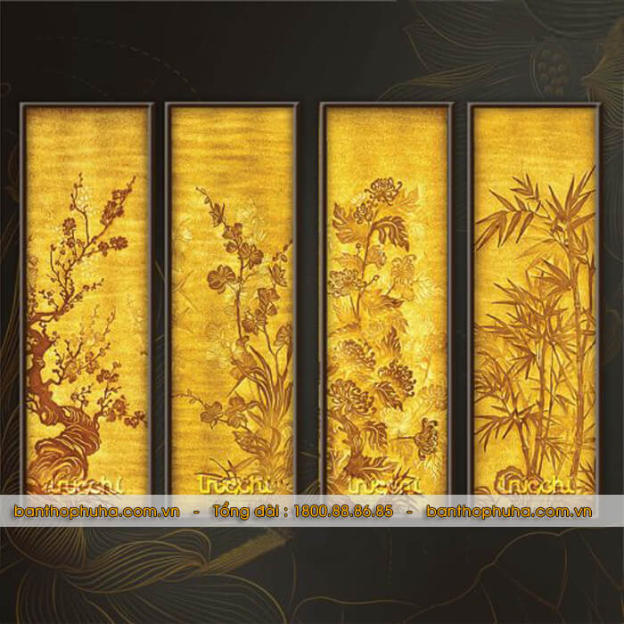 Tranh Trúc Chỉ | Tranh dài - Mẫu 21