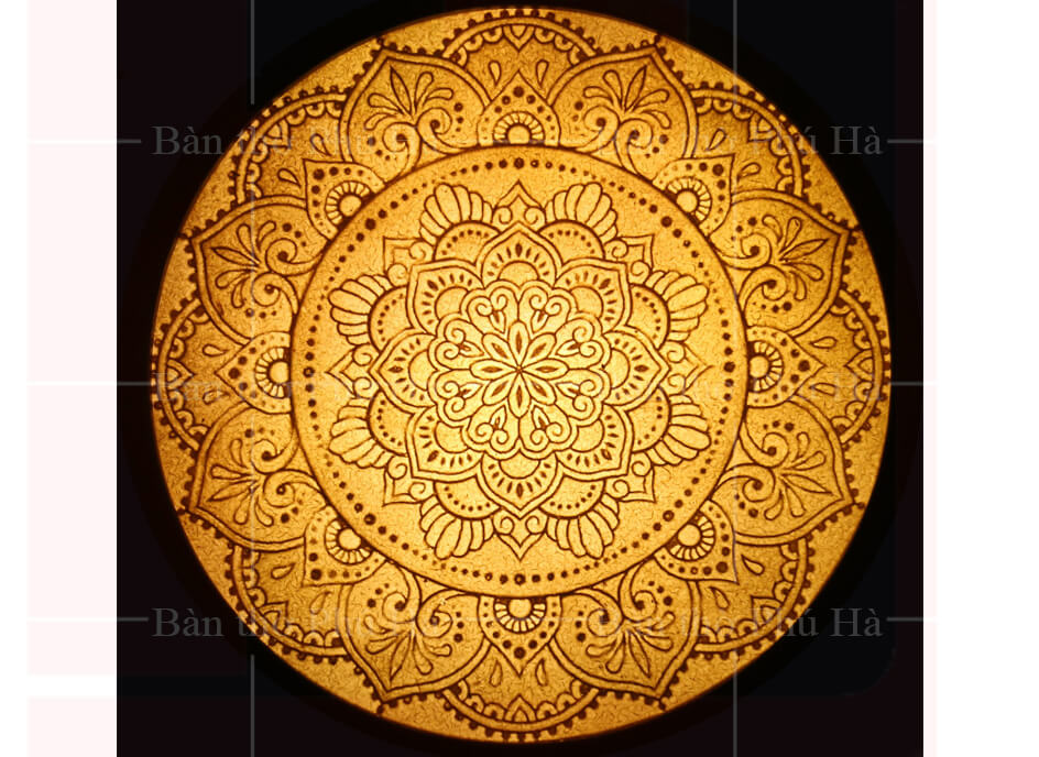 Tranh Trúc Chỉ | Tranh tròn - Mẫu 03