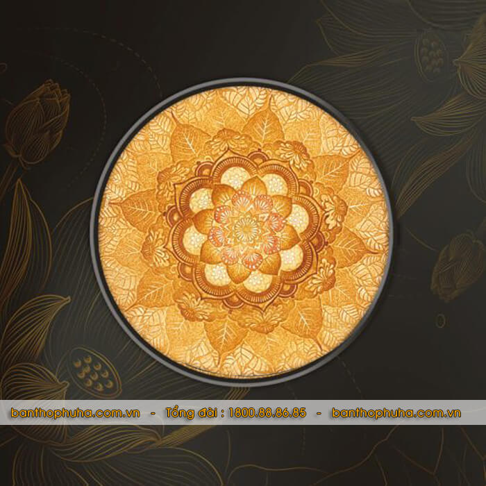 Tranh Trúc Chỉ | Tranh tròn - Mẫu 19