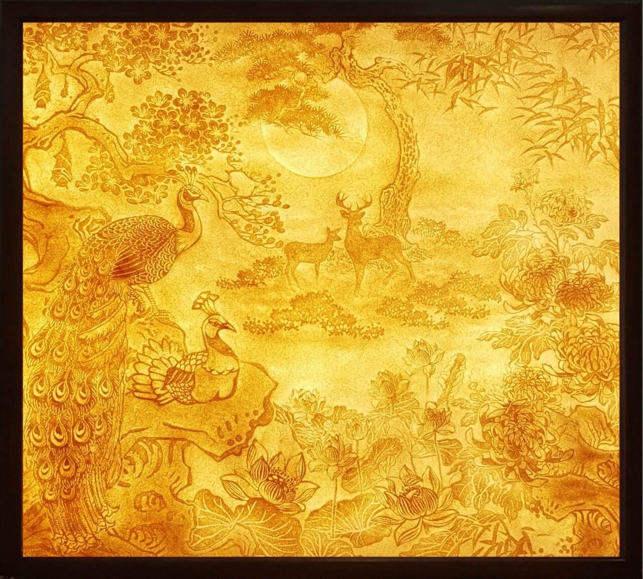 Tranh Trúc Chỉ | Tranh vuông - Mẫu 01